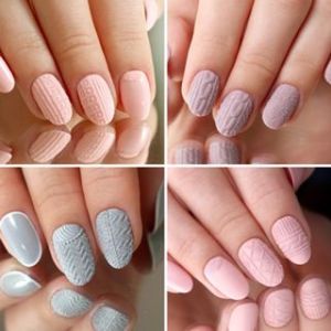 вязаный маникюр как делать вязаный маникюр